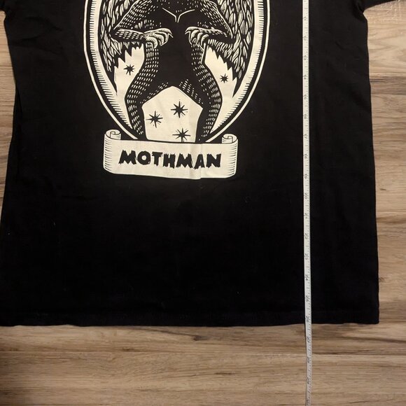 Black Matter Black Mothman Graphic Tee, M - Picture 4 of 5
